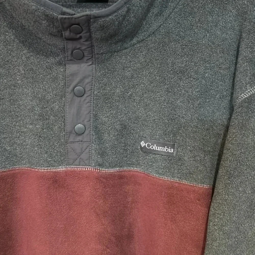 Columbia Steens Mountain Half Snap Fleece Pullover Jacket 3XT - Picture 5 of 12